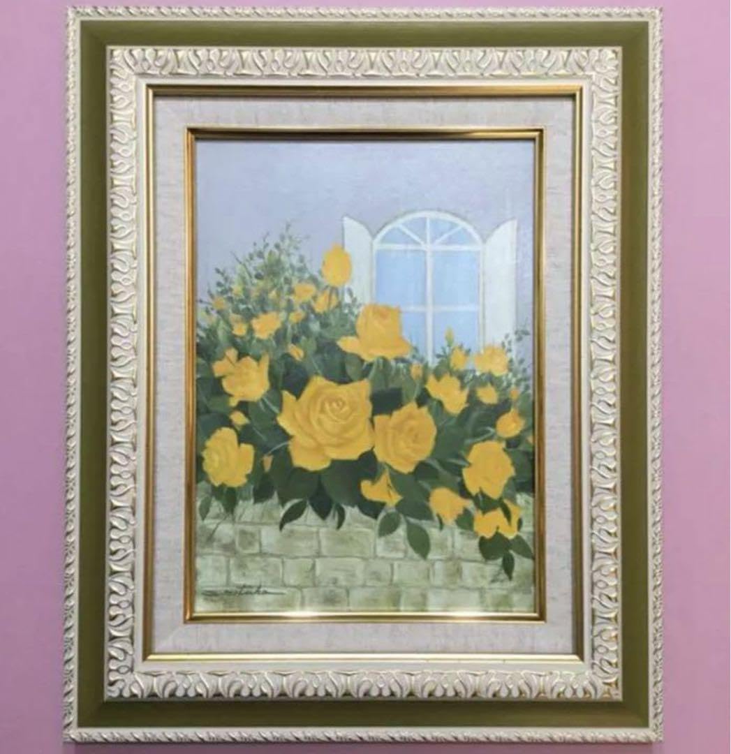 絵画・額縁・油絵・千賀 節子・新品未使用・窓辺の薔薇・美術品・インテリア・雑貨 Amazon.co.jp: 絵画・額縁・油絵・千賀 節子 未使用・窓辺の薔薇・美術